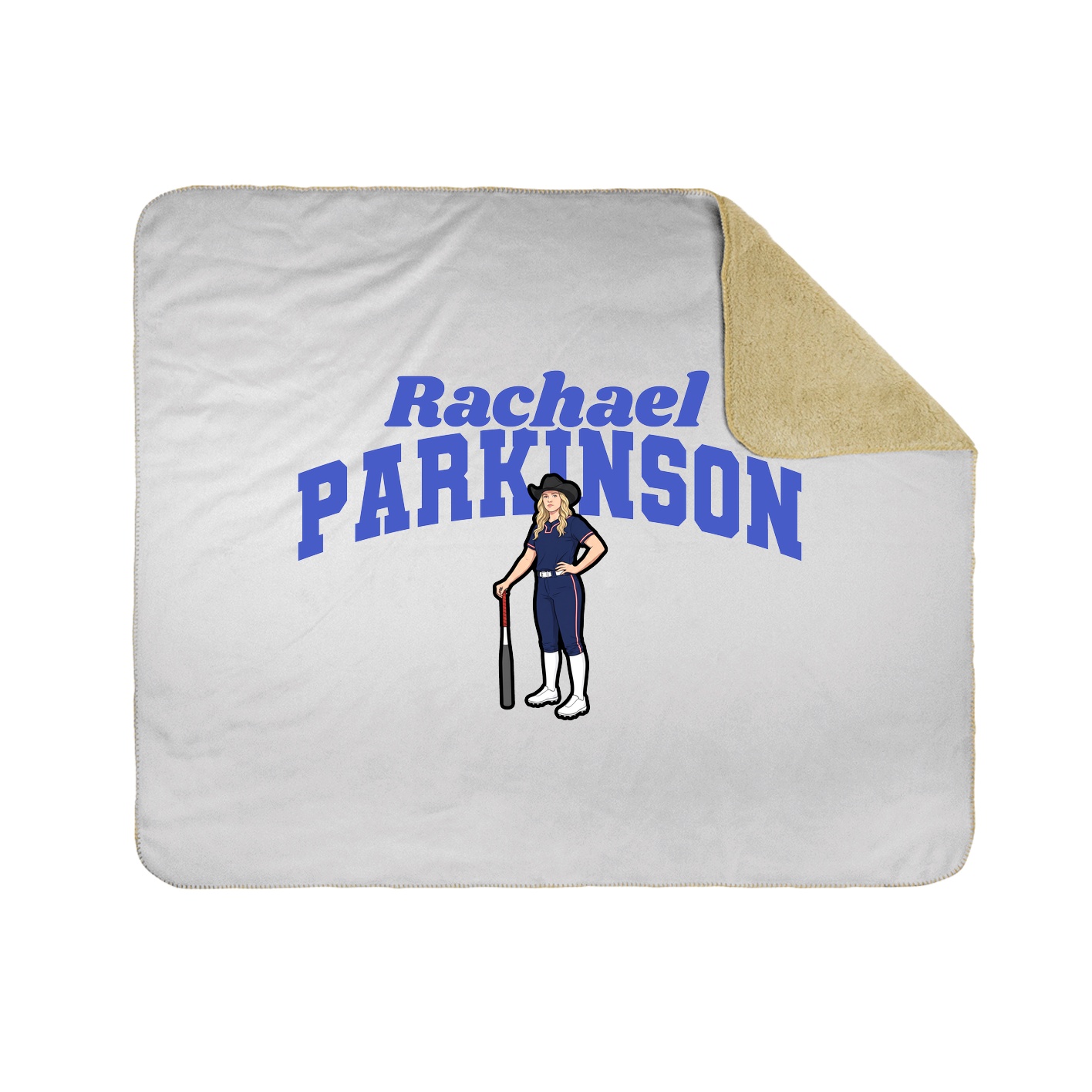 Throw Blanket — Signature Arch in White