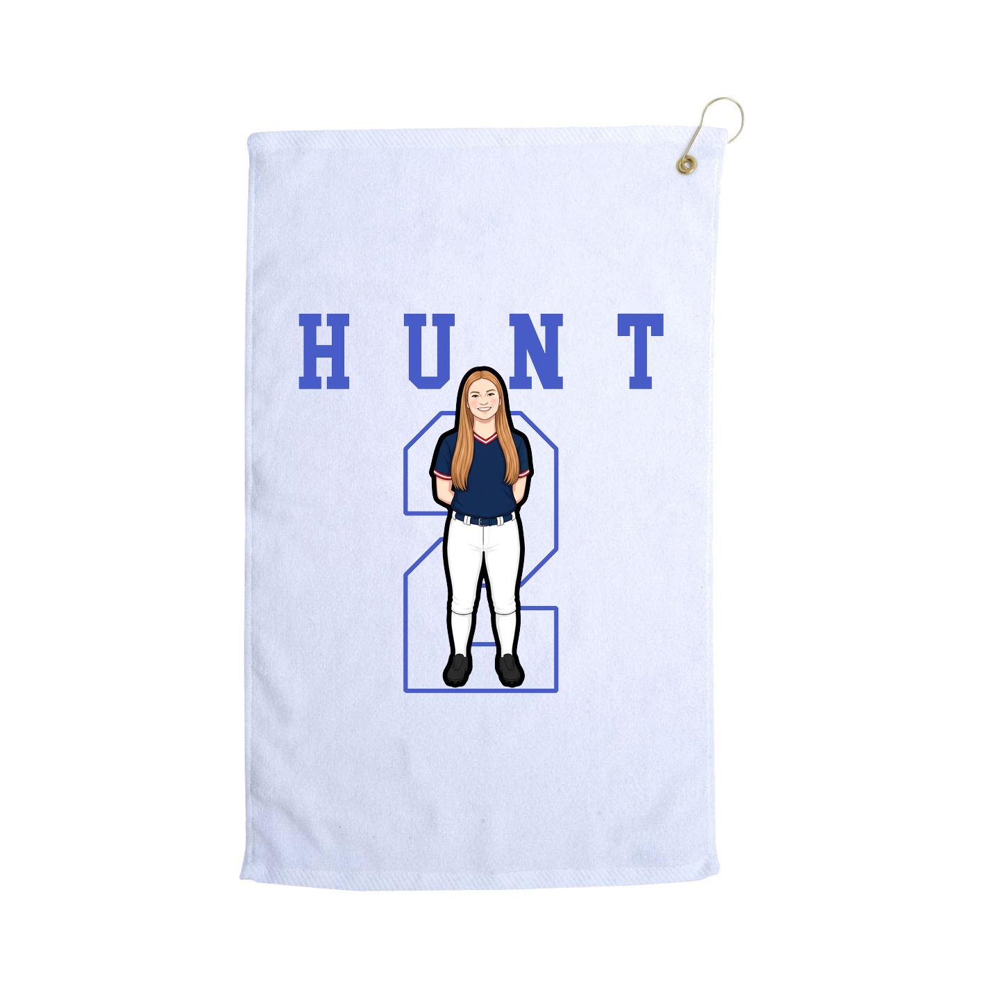 Golf Towel — Shirsey in White