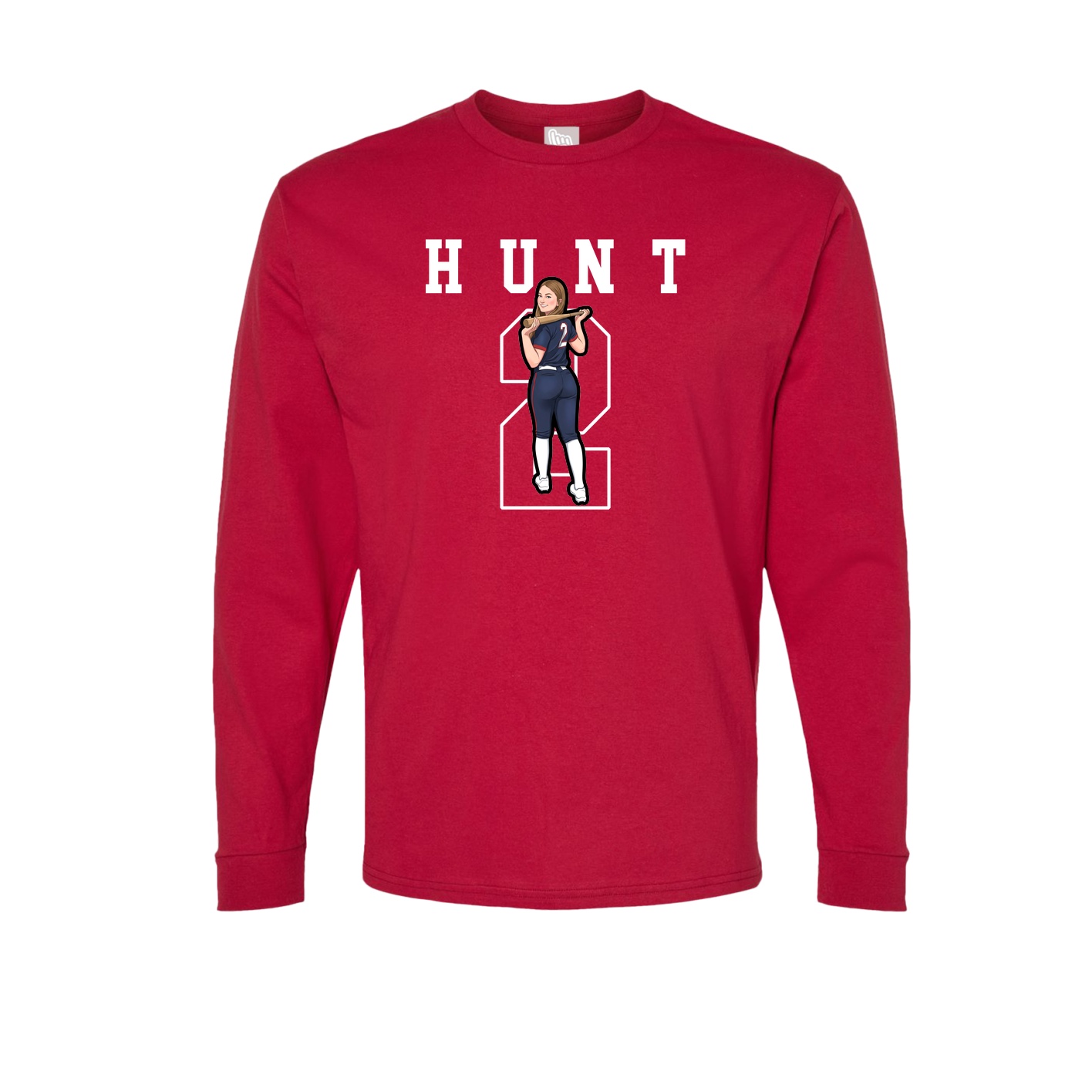 Long Sleeve Tee — Shirsey in Crimson