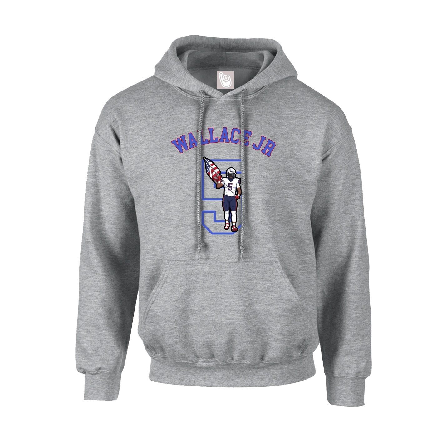 Youth Hoodie — Shirsey Arch in Grey