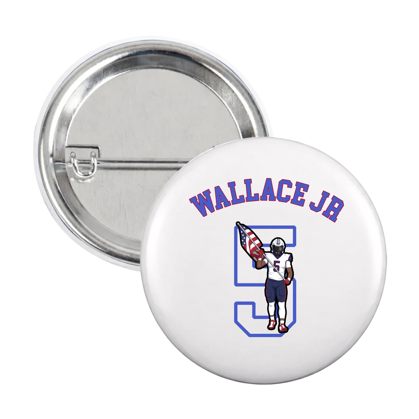 Game Day Button — Shirsey Arch in White