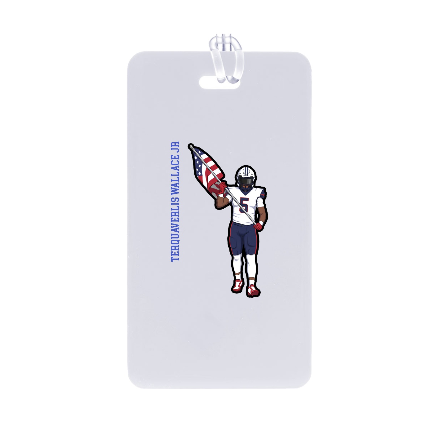 Bag Tag — Name Vertical in Classic