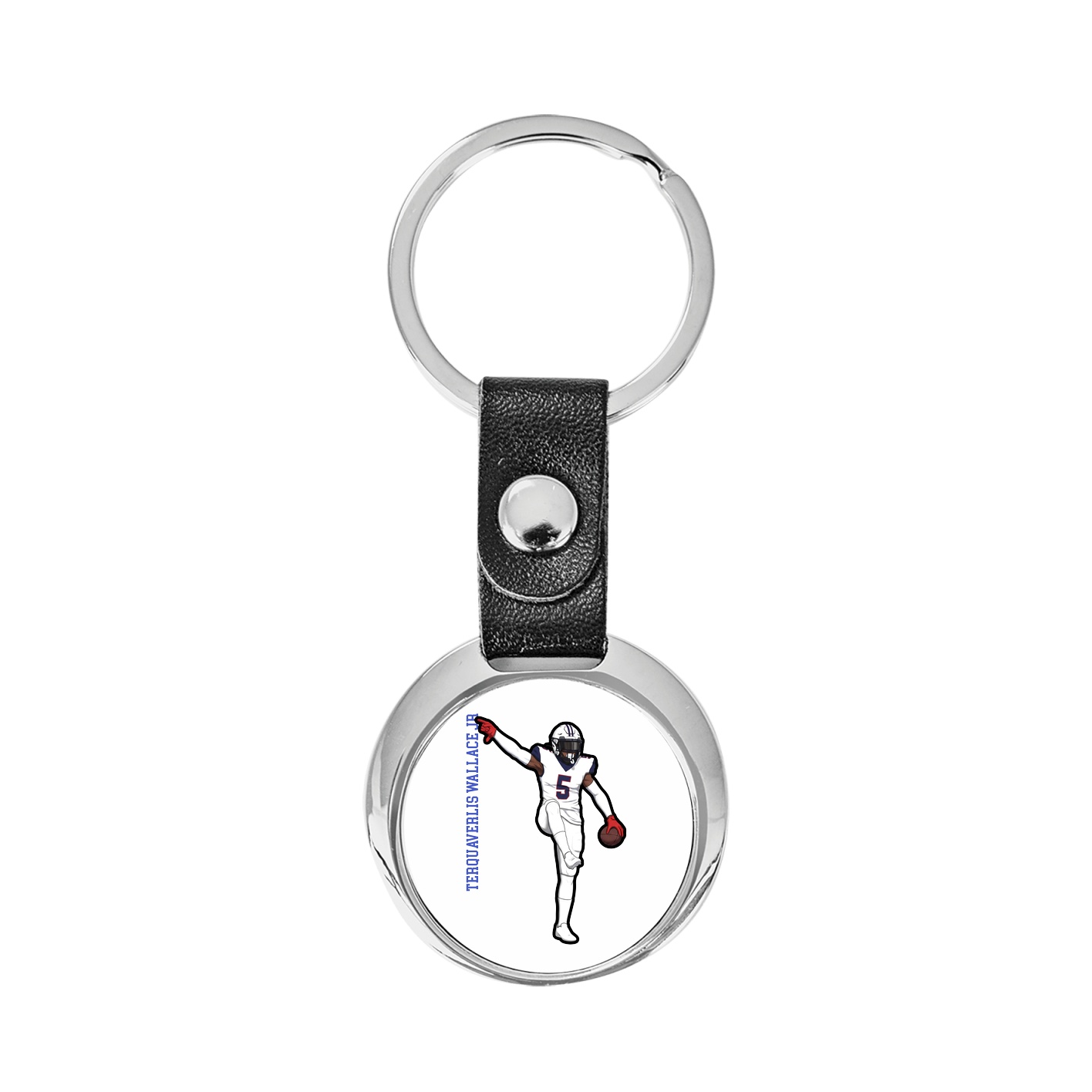Key Chain — Name Vertical in Classic