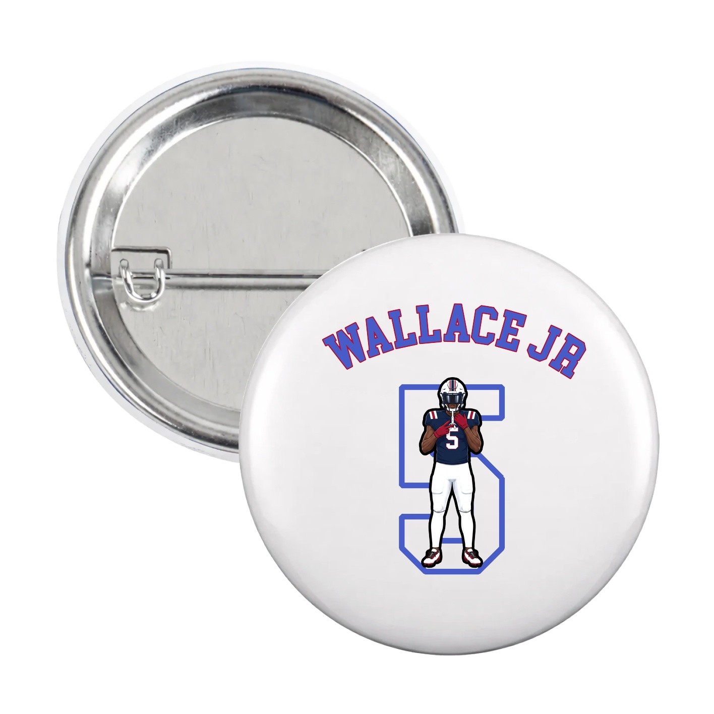 Game Day Button — Shirsey Arch in White
