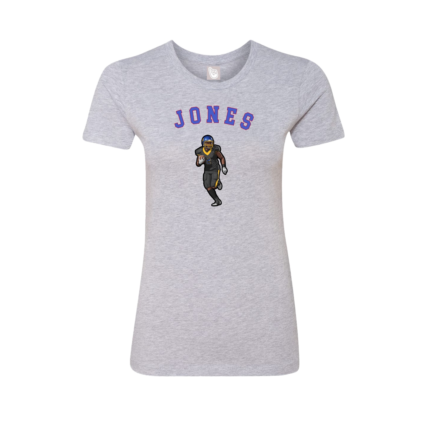 Fitted Women's Tee — Shirsey Arch in Grey