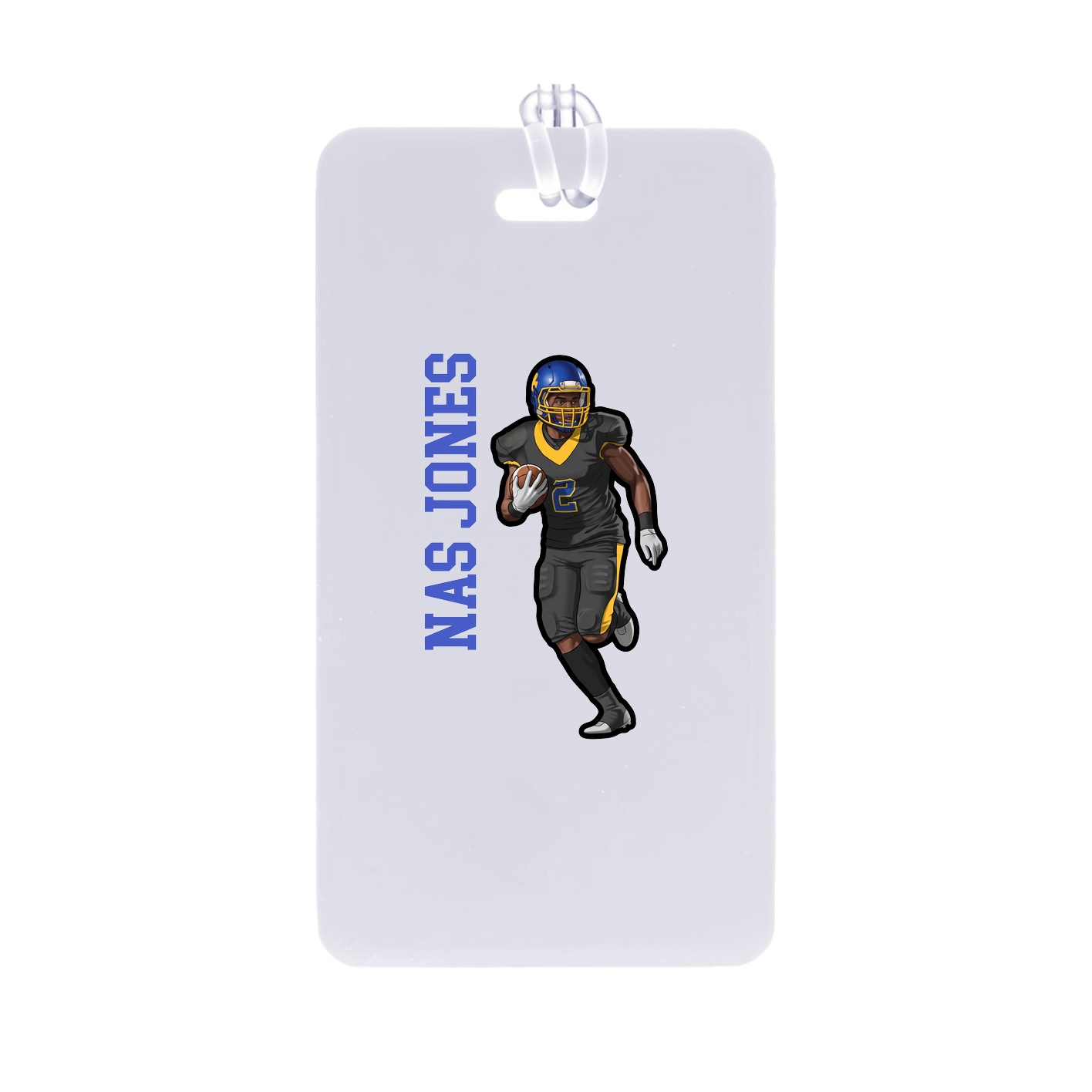Bag Tag — Name Vertical in Classic