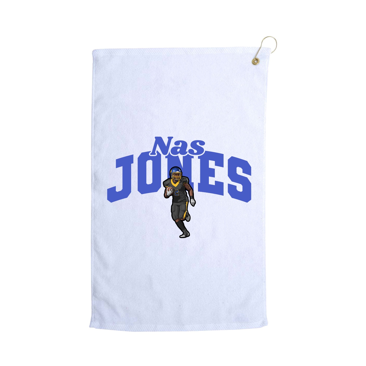 Golf Towel — Signature Arch in White
