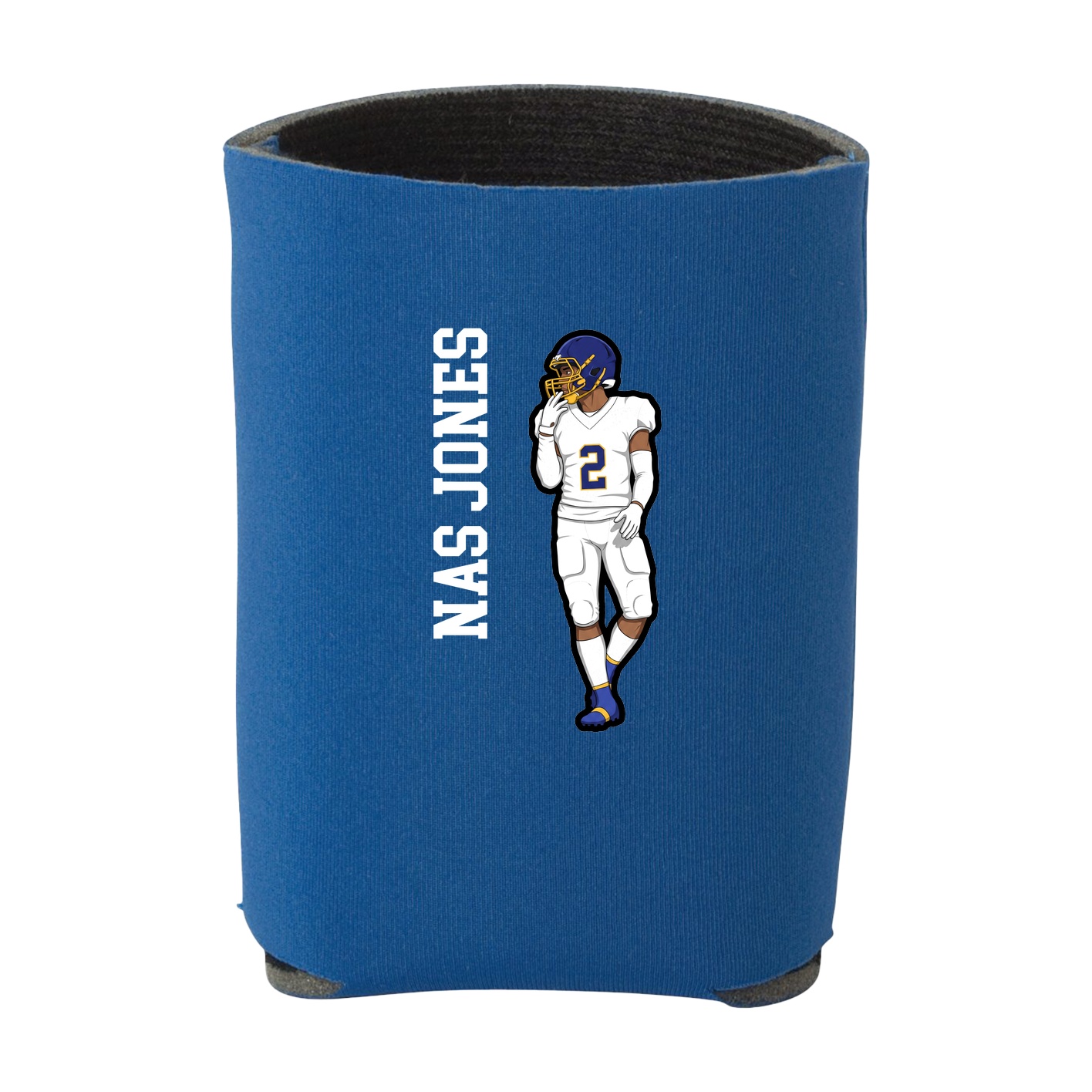 Can Holder — Name Vertical in Royal