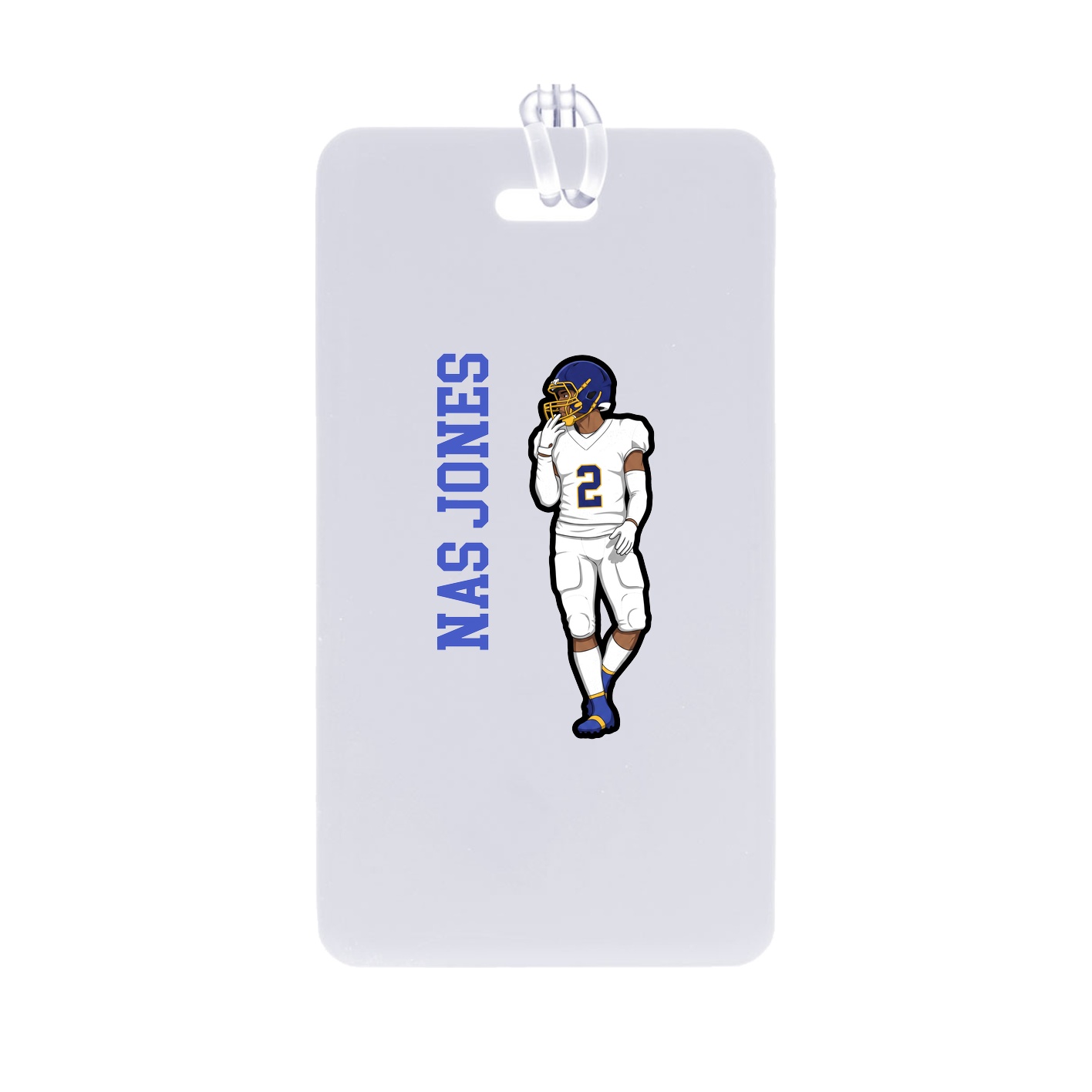 Bag Tag — Name Vertical in Classic