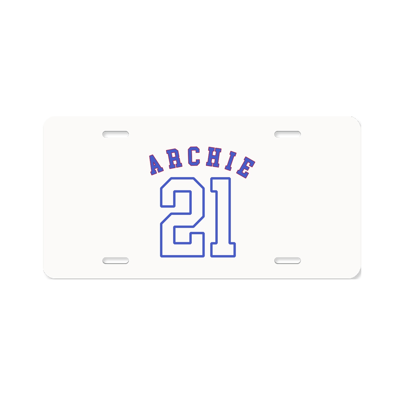 License Plate — Shirsey Arch in Classic