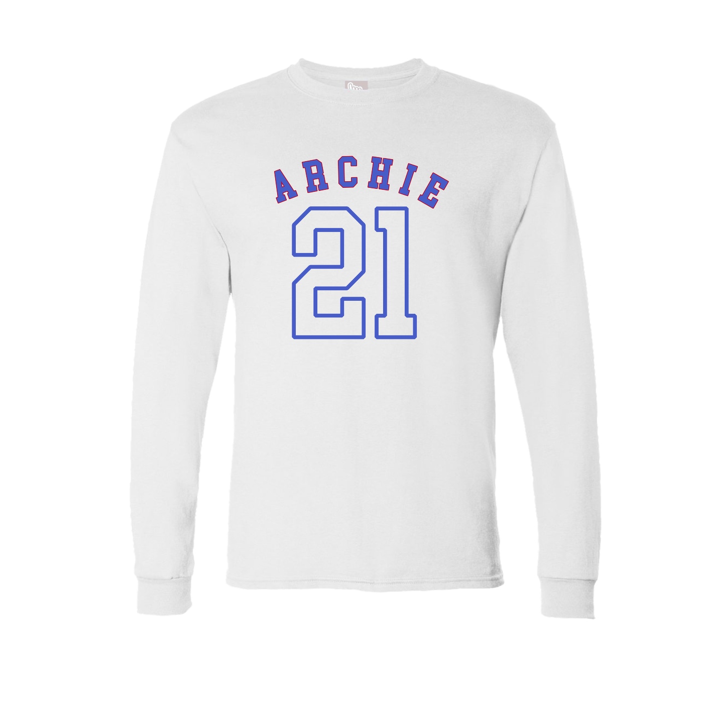 Long Sleeve Tee — Shirsey Arch in White