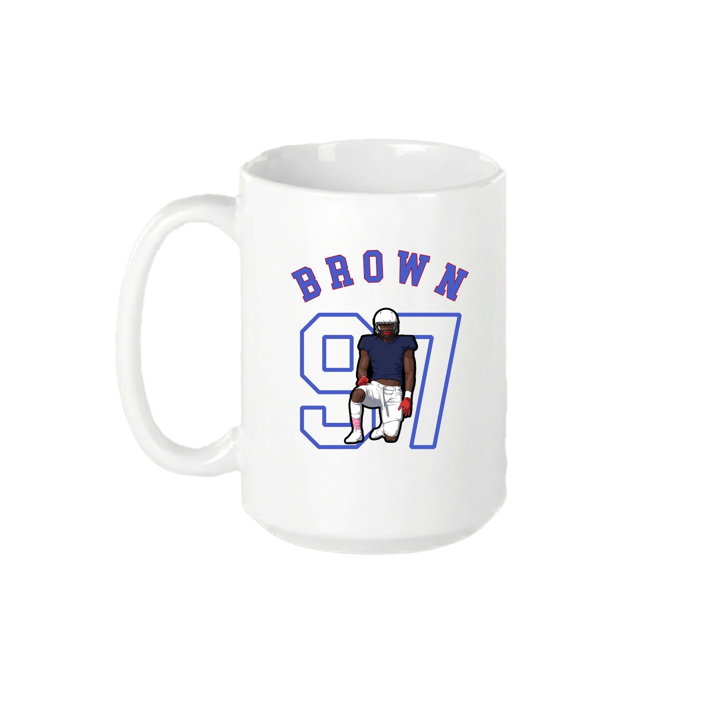 15oz Coffee Mug — Shirsey Arch in White
