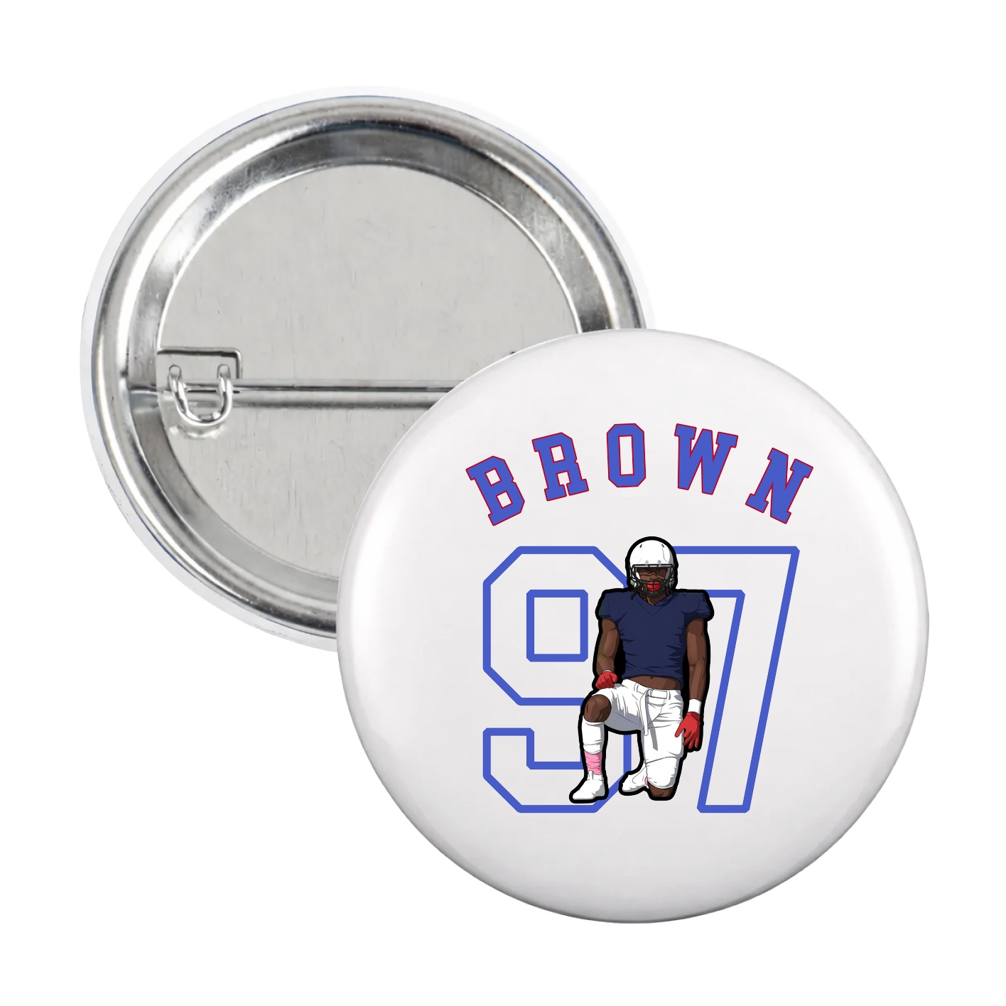 Game Day Button — Shirsey Arch in White