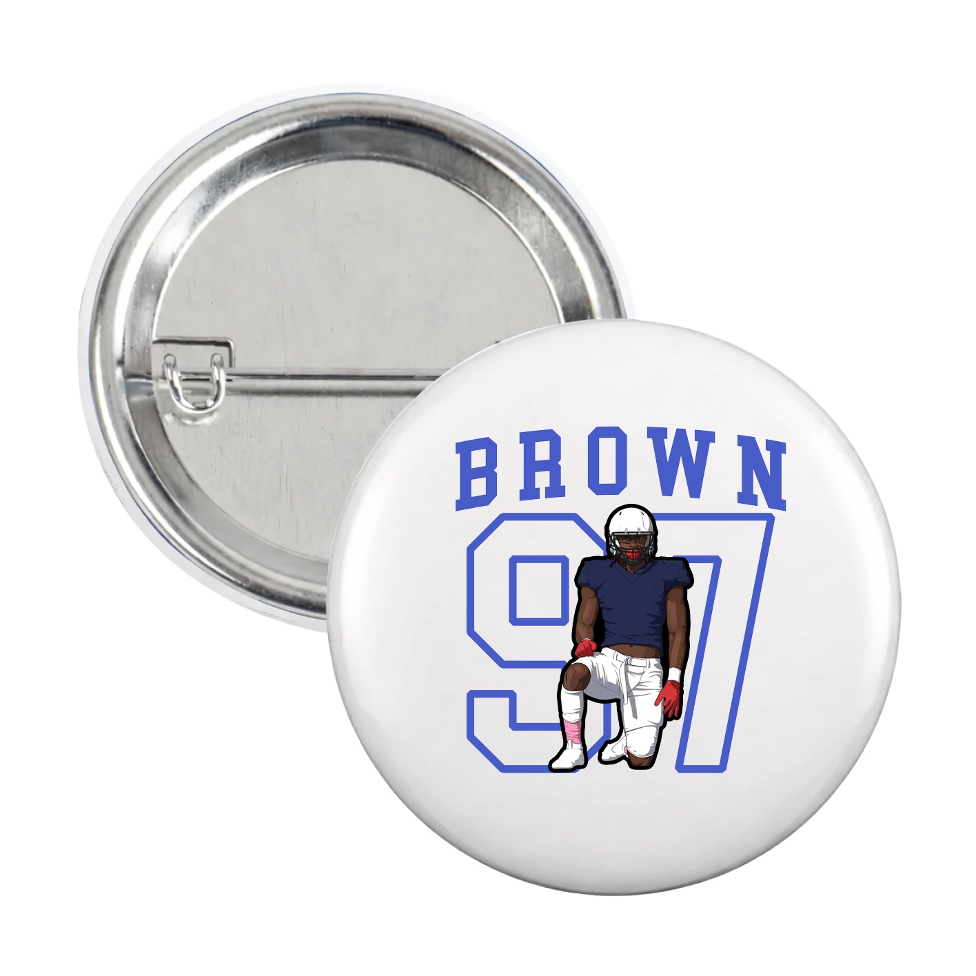 Game Day Button — Shirsey in White