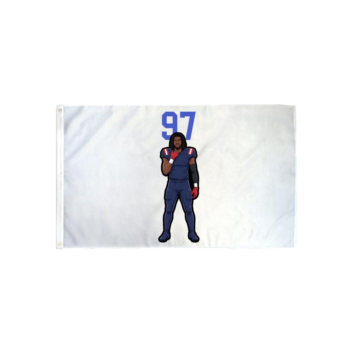 3x5 Flag — Number Top in Classic