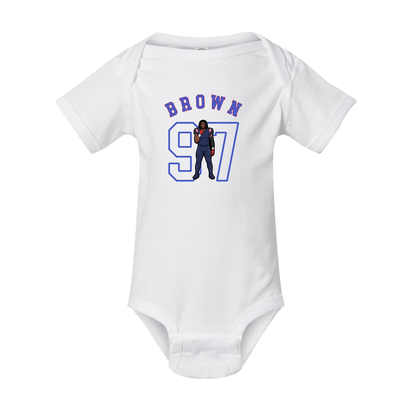 Baby Onesie — Shirsey Arch in White