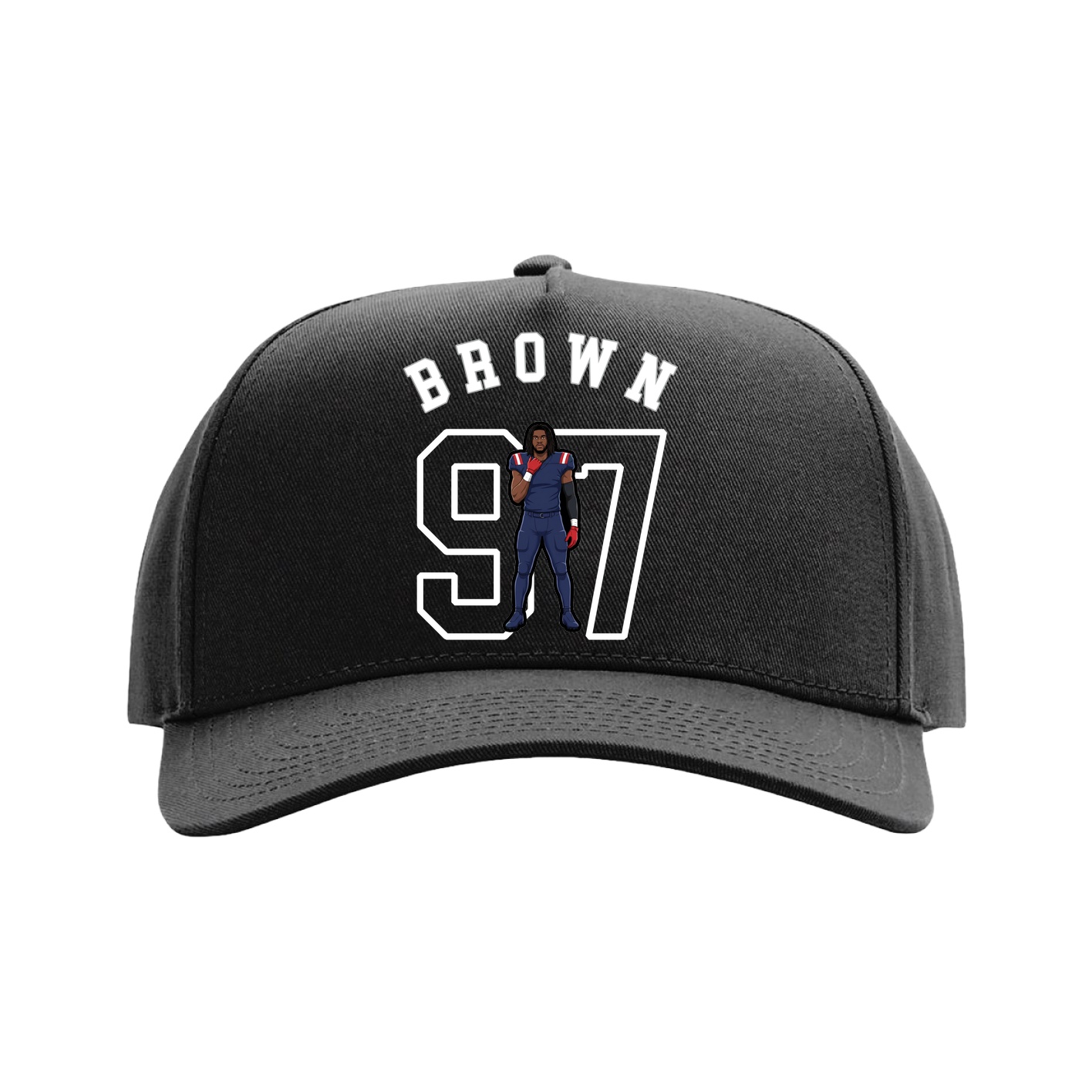 Full Fabric Five-Panel Champ Cap
