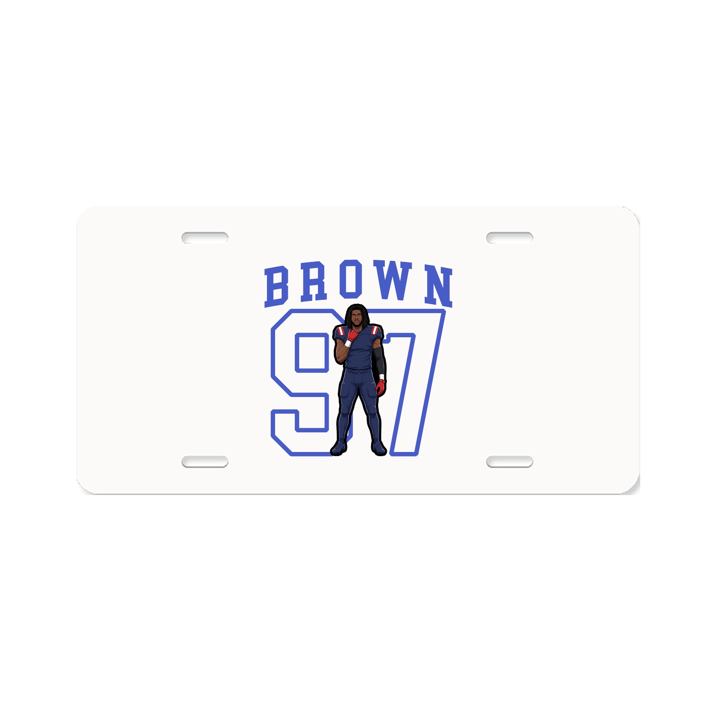 License Plate — Shirsey in Classic