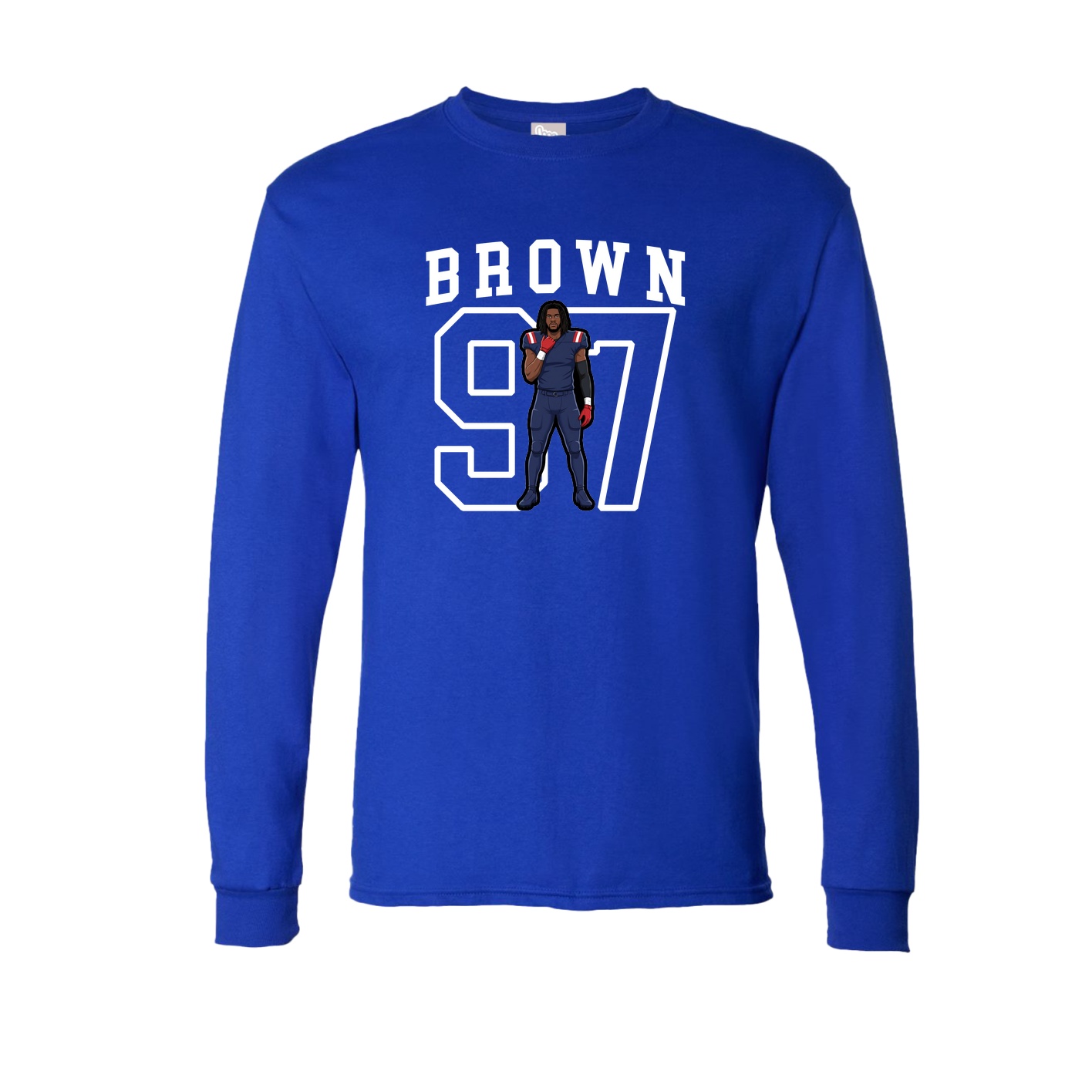 Long Sleeve Tee — Shirsey in Royal