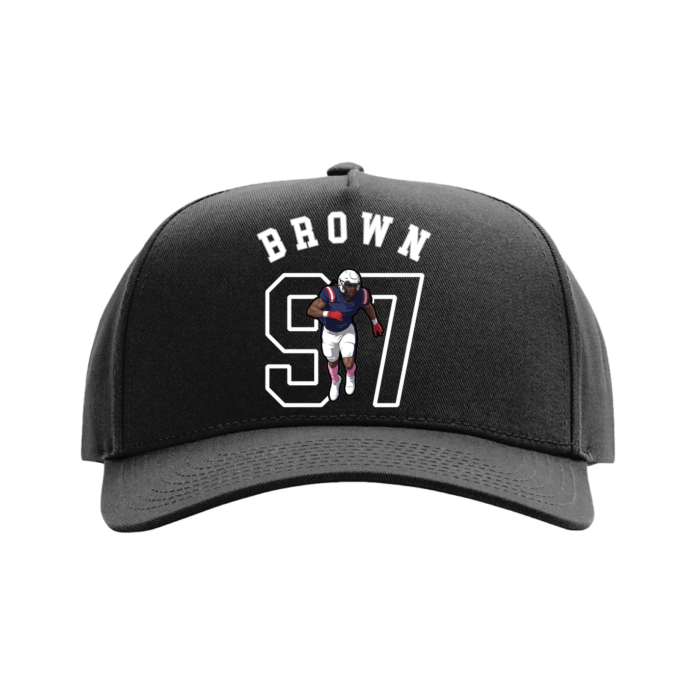 Full Fabric Five-Panel Champ Cap