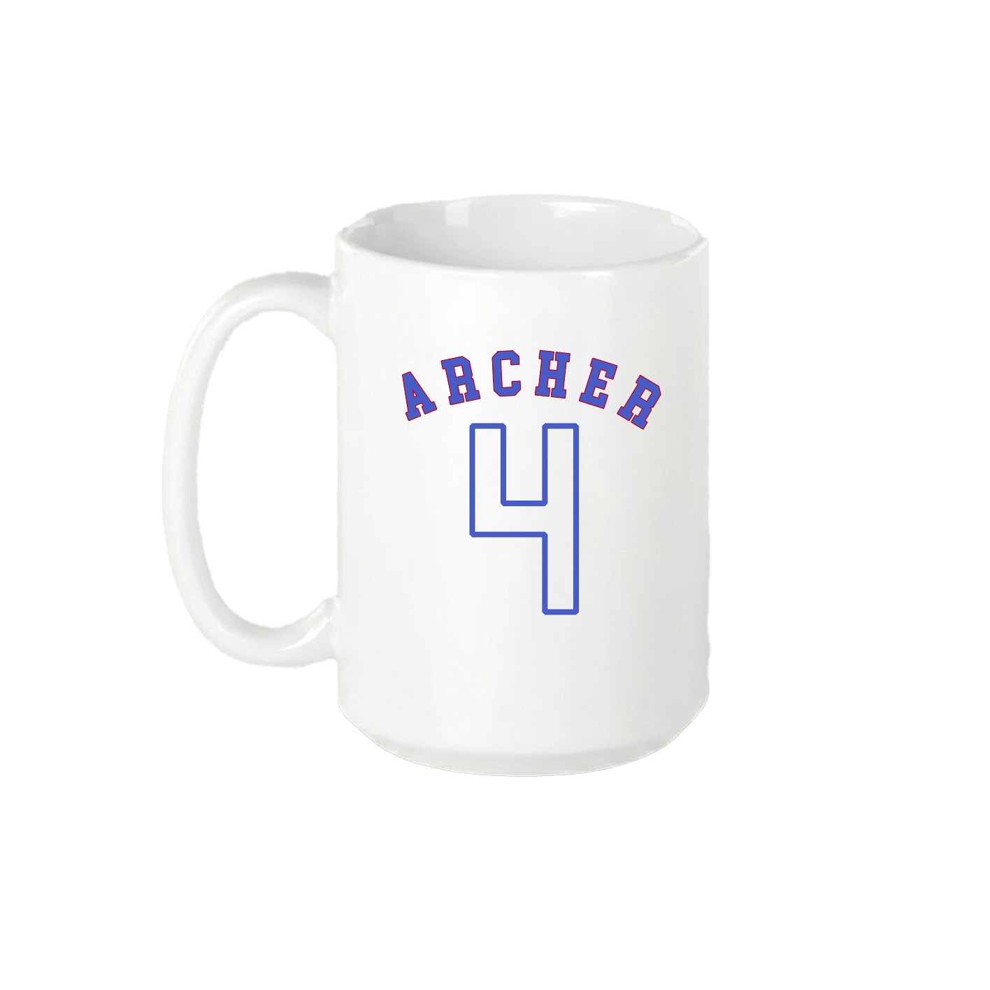 15oz Coffee Mug — Shirsey Arch in White