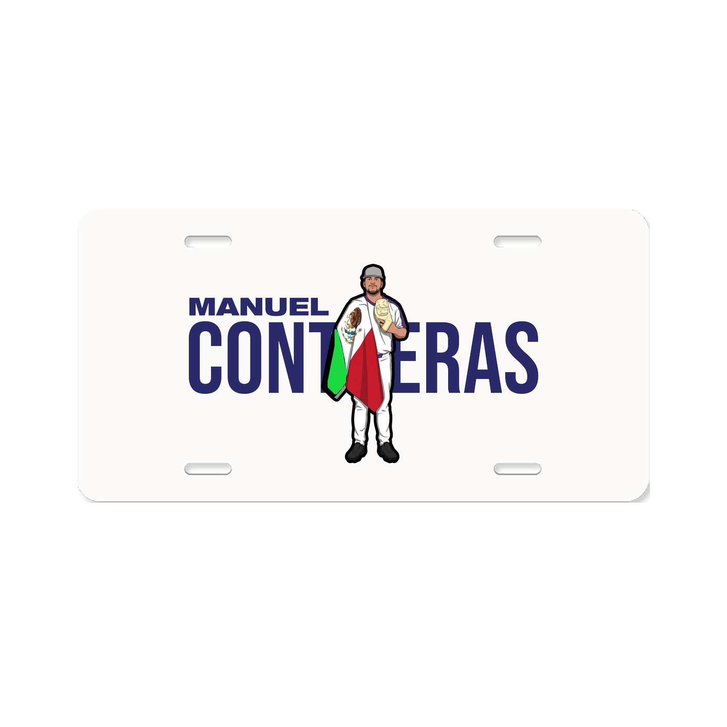 License Plate — Player Name in Classic