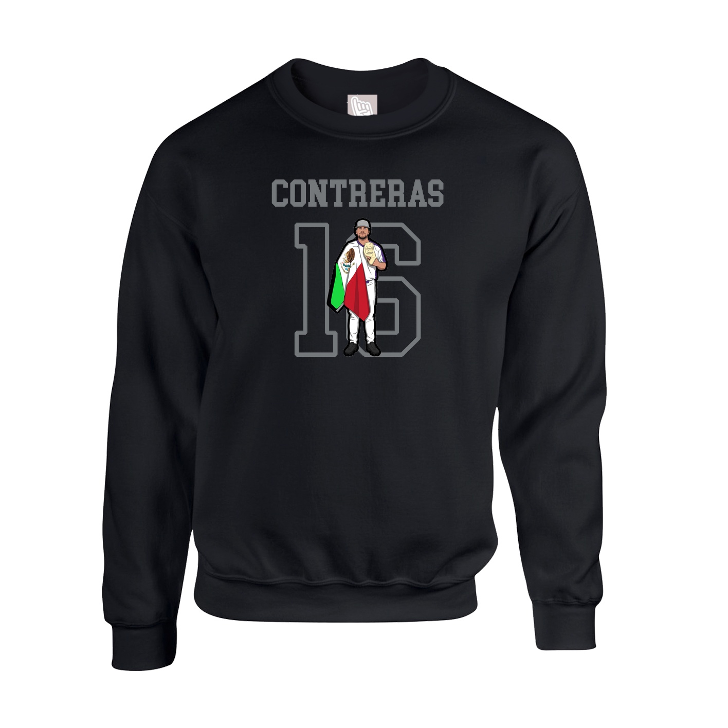 Fleece Crew — Shirsey in Black