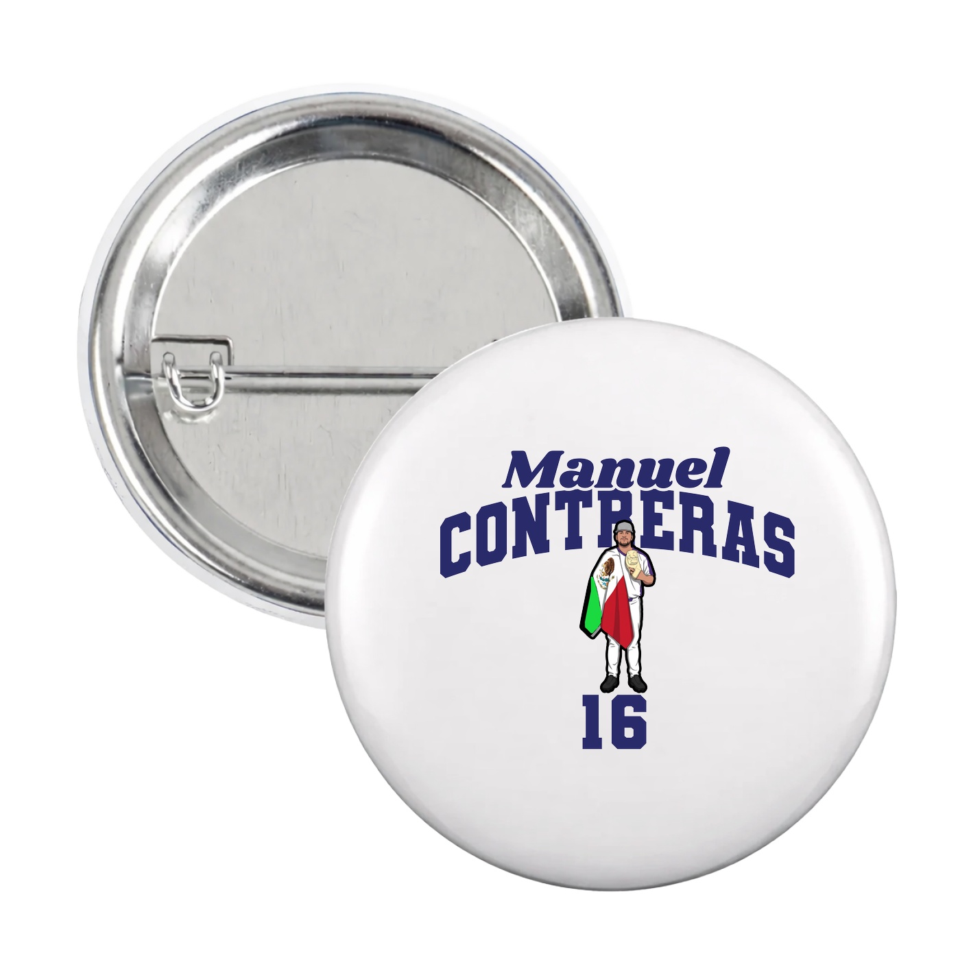Game Day Button — Signature Arch in White