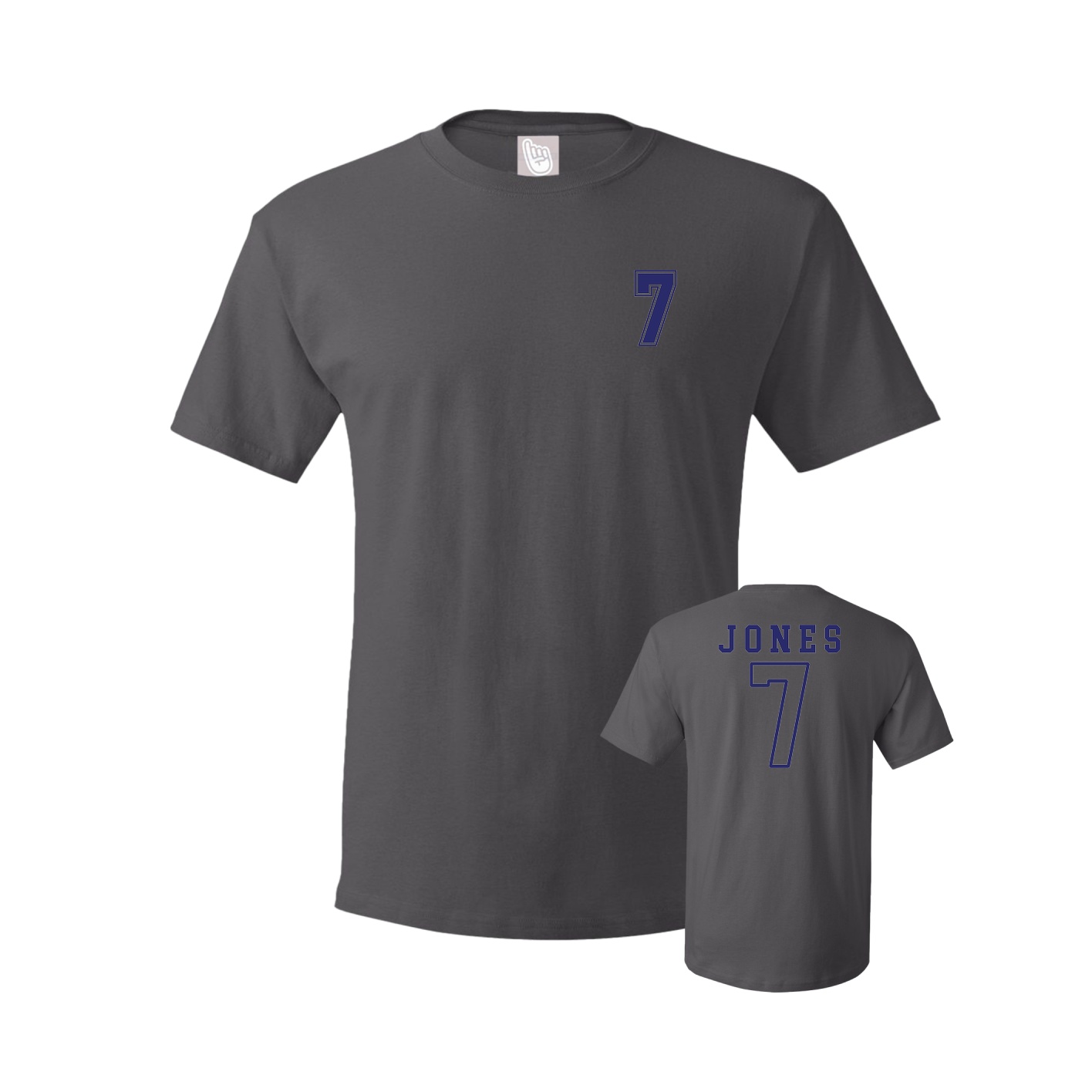 Tee — Chest Back in Grey