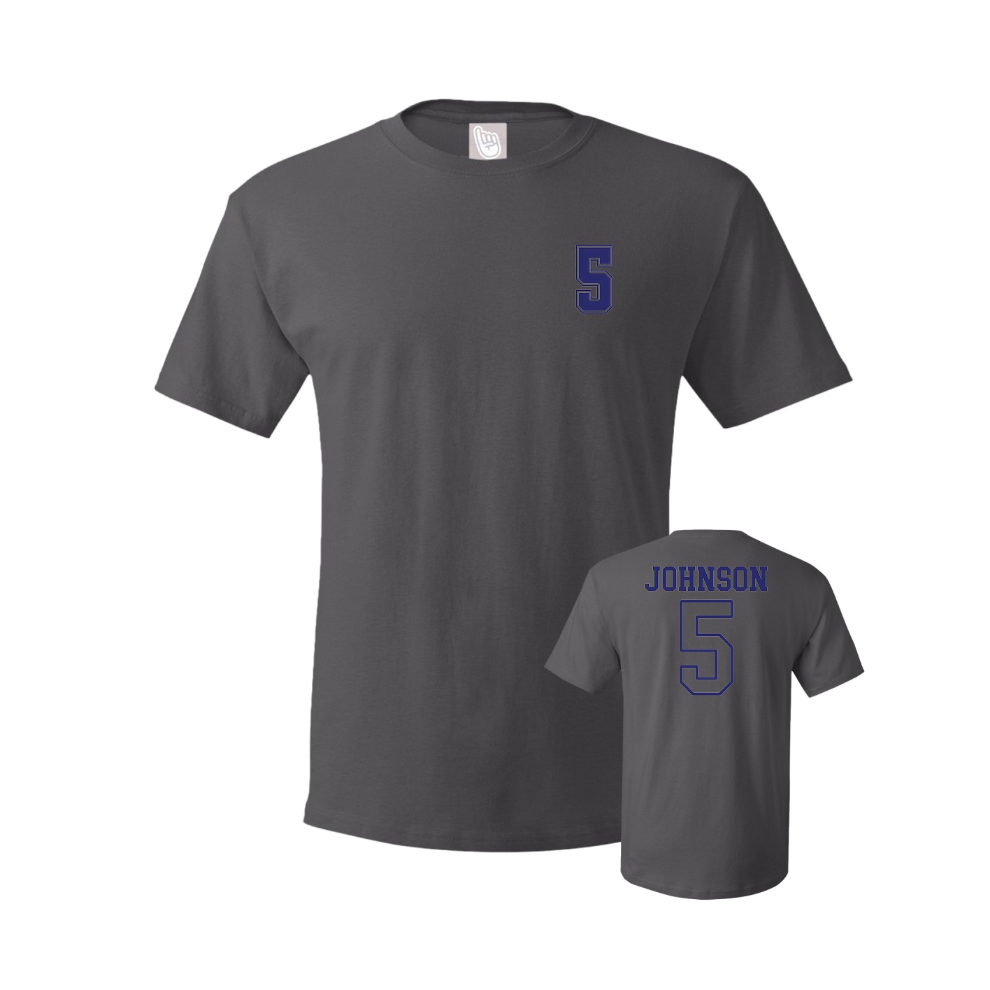 Tee — Chest Back in Grey