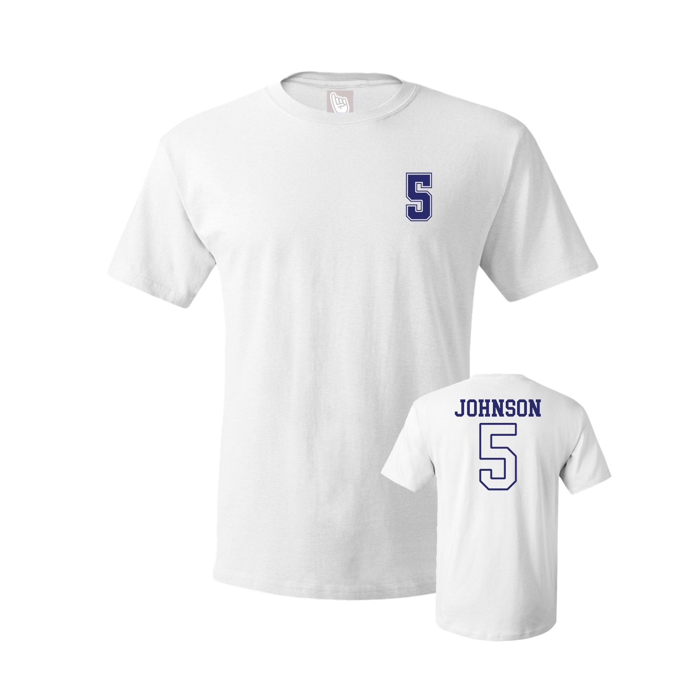 Tee — Chest Back in White