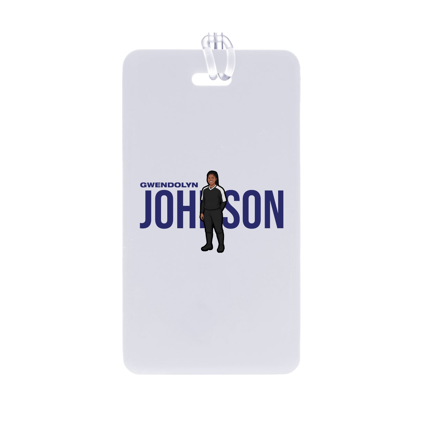 Bag Tag — Player Name in Classic