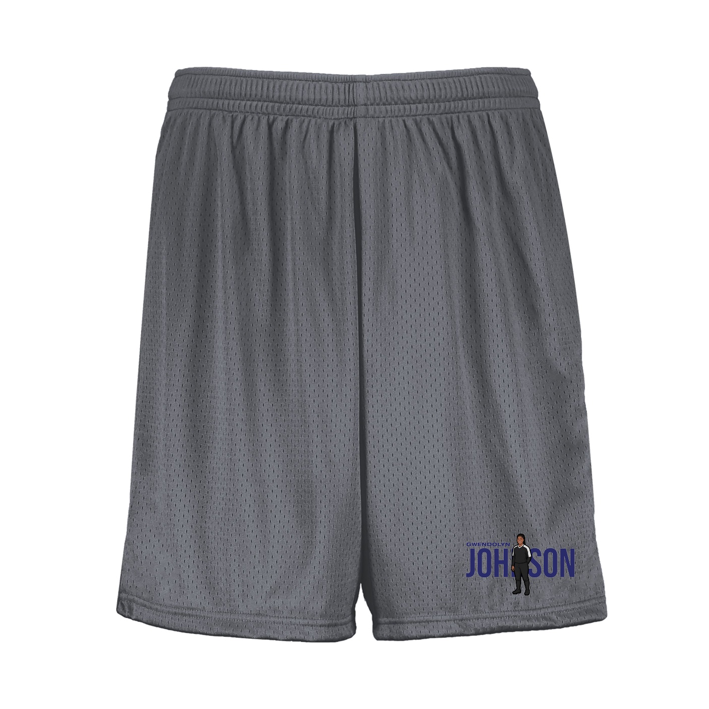 Shorts — Player Name in Grey
