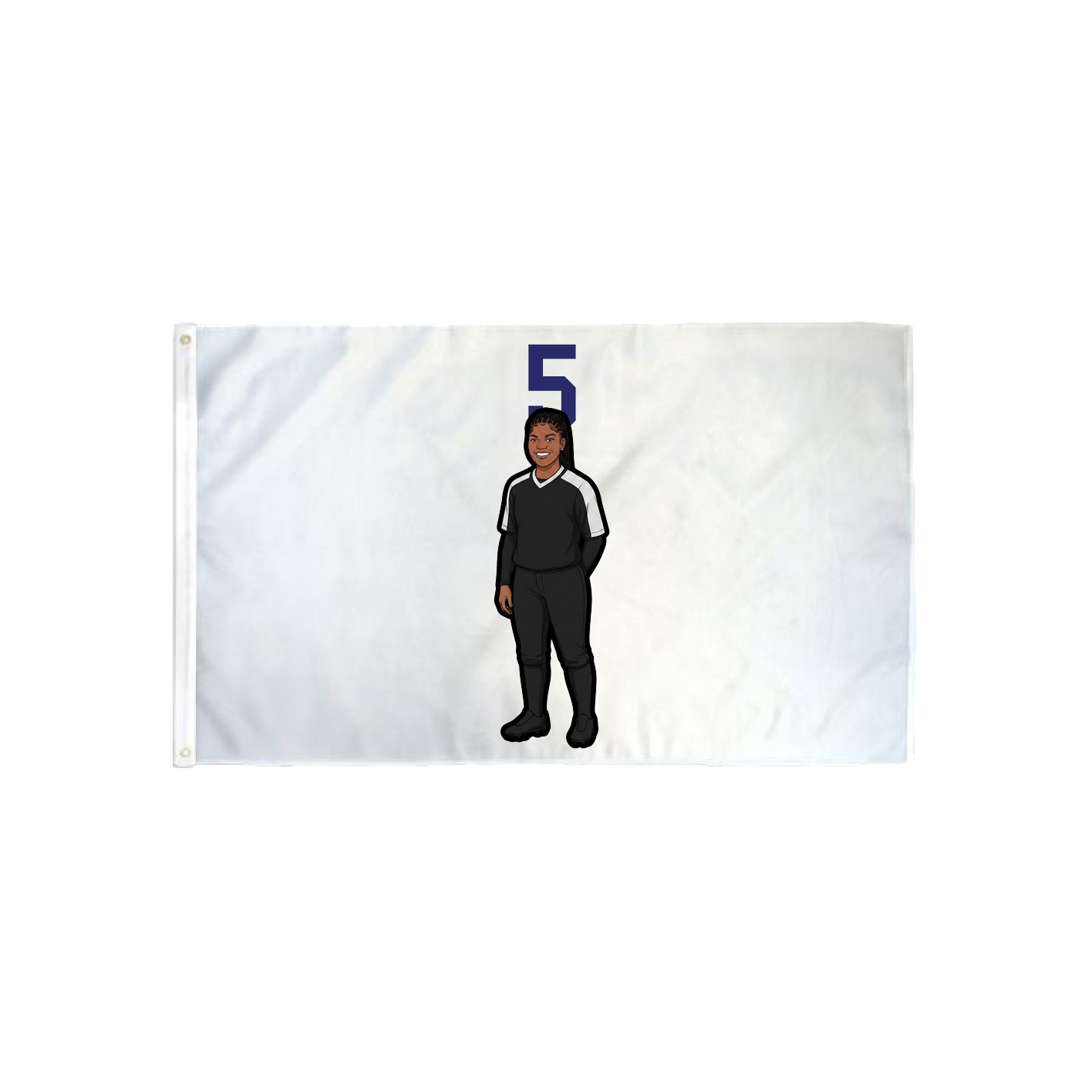 3x5 Flag — Number Top in Classic