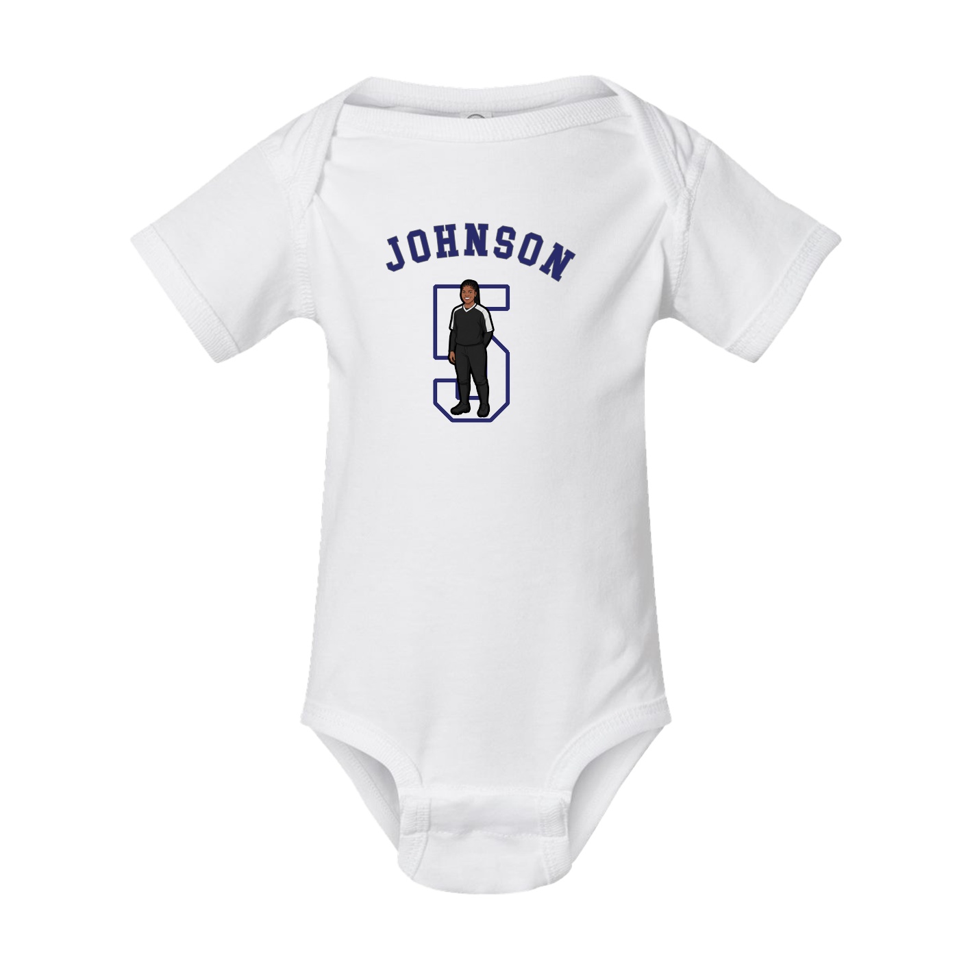 Baby Onesie — Shirsey Arch in White