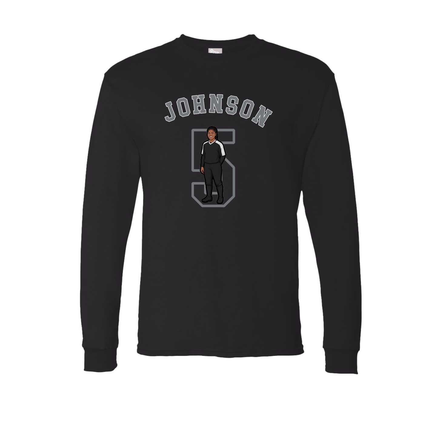 Long Sleeve Tee — Shirsey Arch in Black