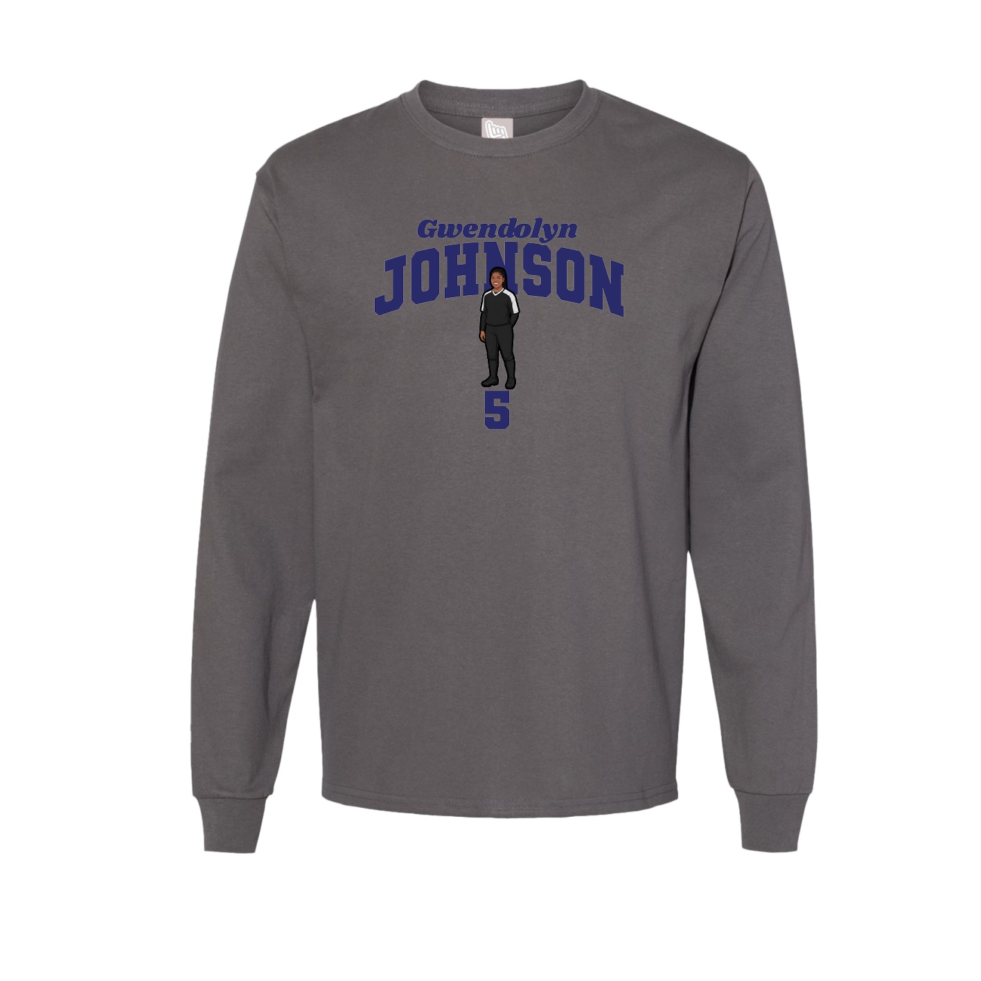 Long Sleeve Tee — Signature Arch in Grey