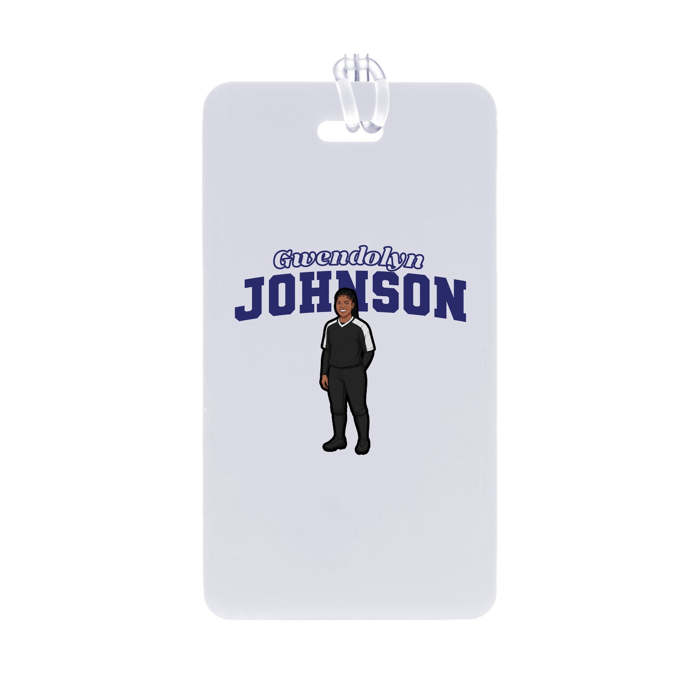 Bag Tag — Name Arch in Classic