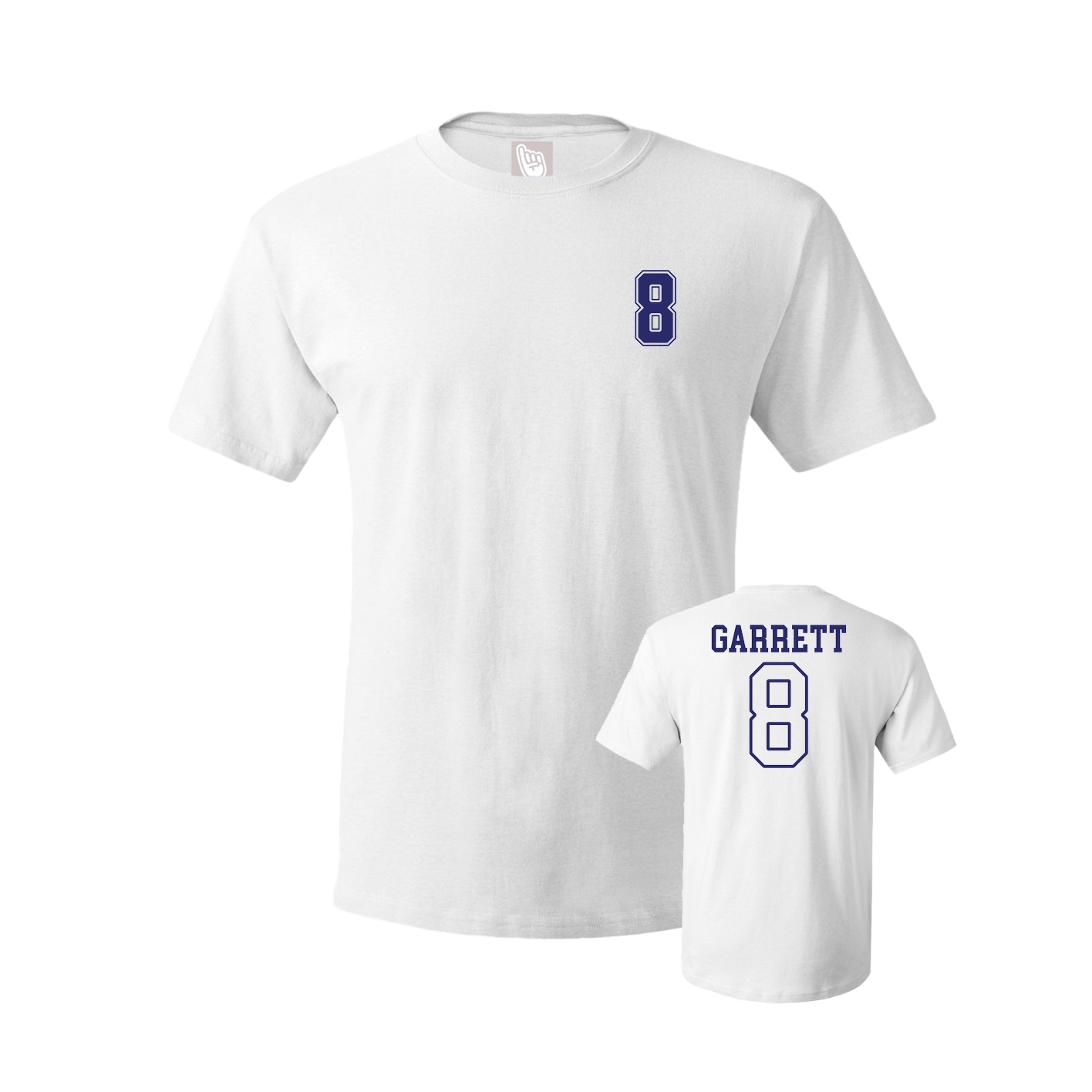 Tee — Chest Back in White