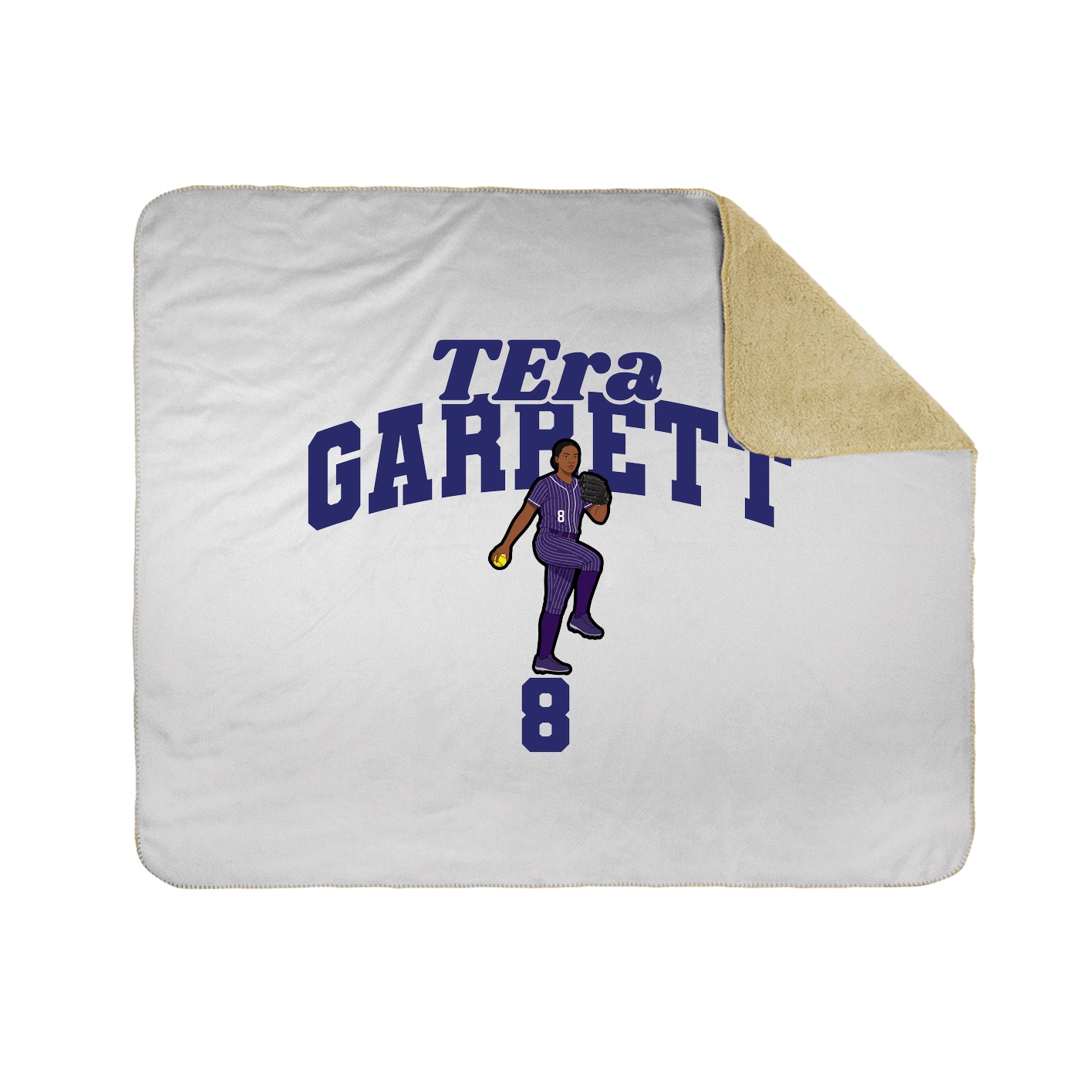 Throw Blanket — Signature Arch in White