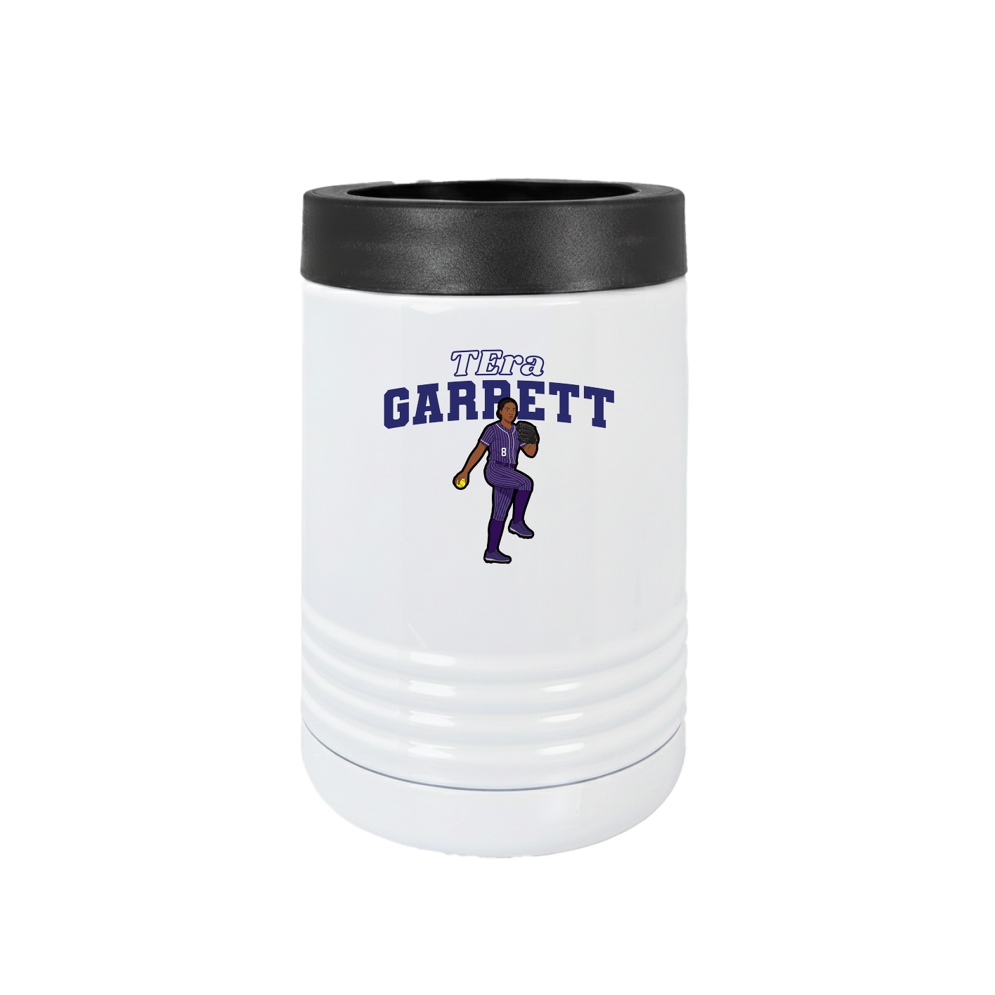 Beverage Holder — Name Arch in White