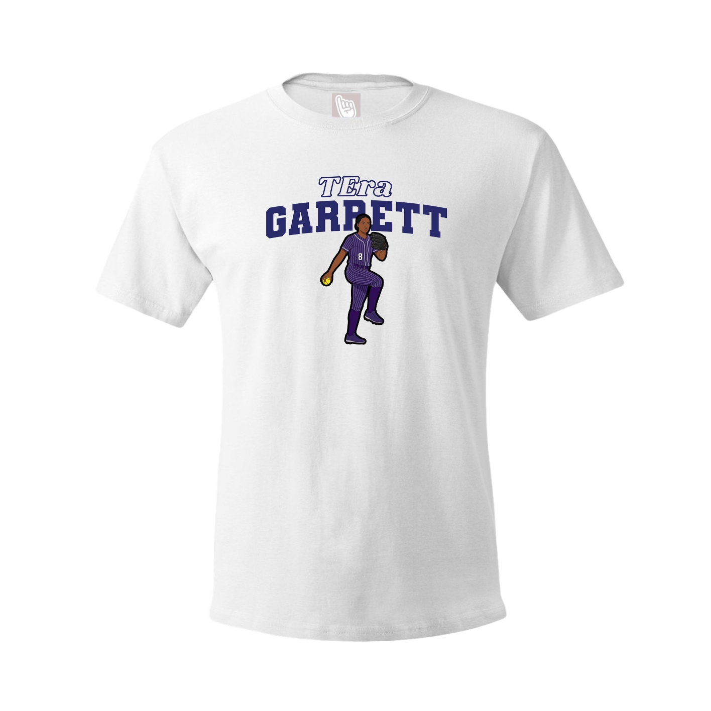 Tee — Name Arch in White