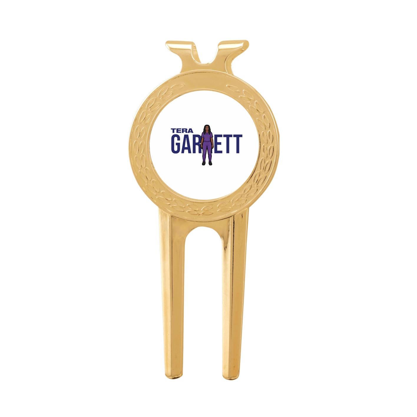 Divot Tool with Ball Marker — Player Name in Classic
