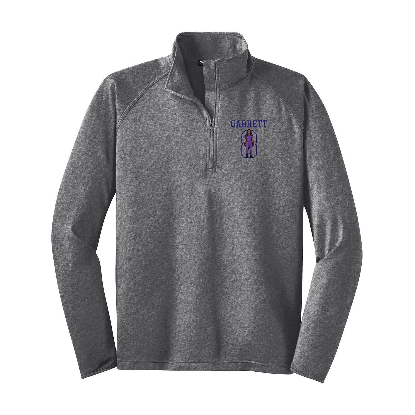 Q-Zip Pullover — Shirsey in Grey