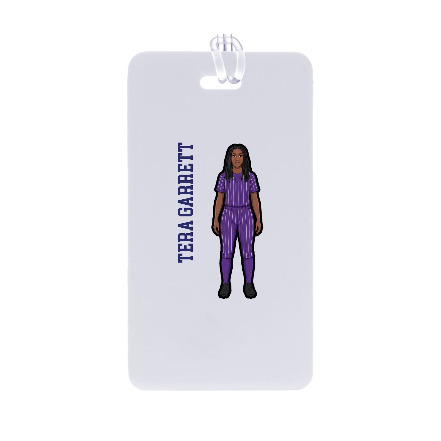 Bag Tag — Name Vertical in Classic
