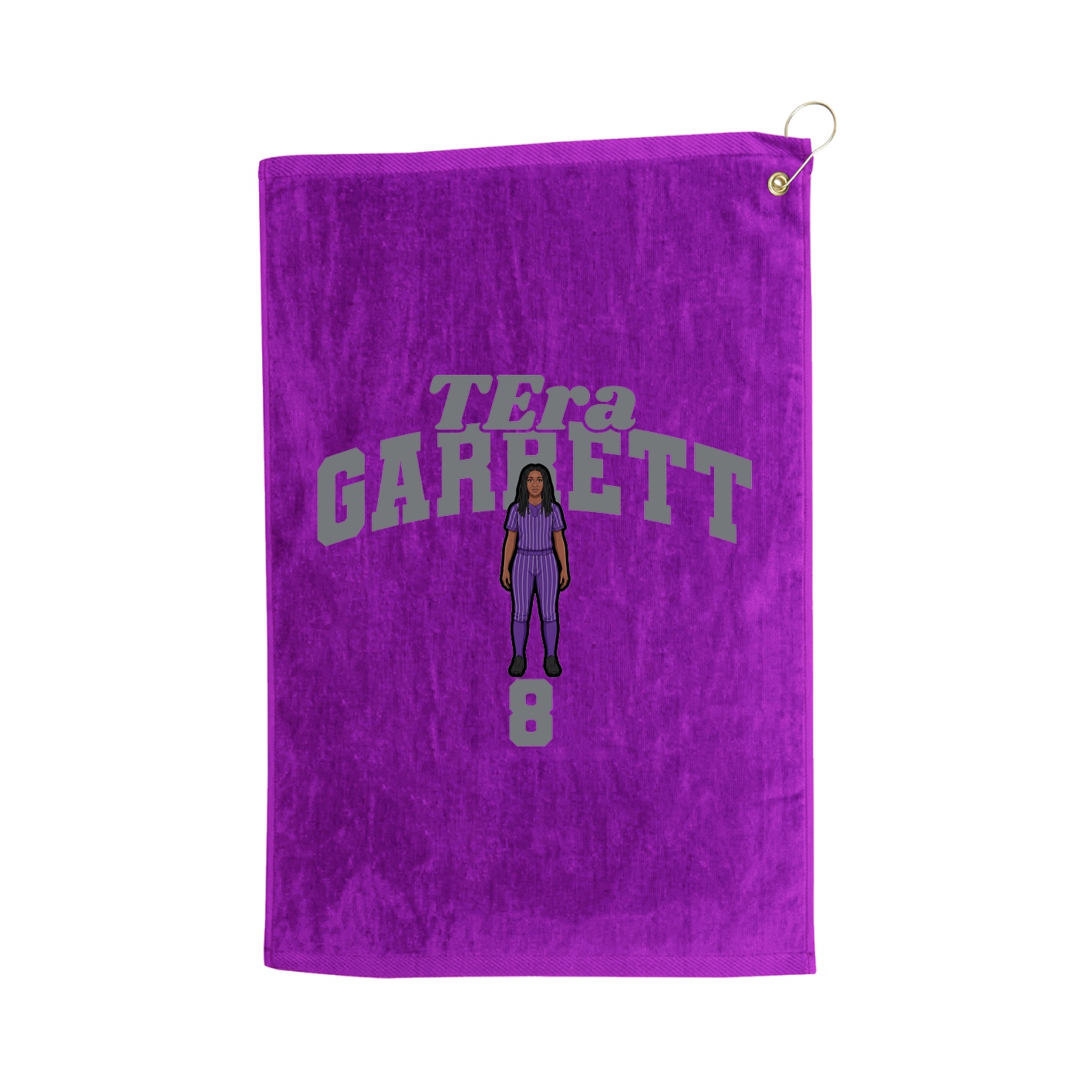 Golf Towel — Signature Arch in Purple