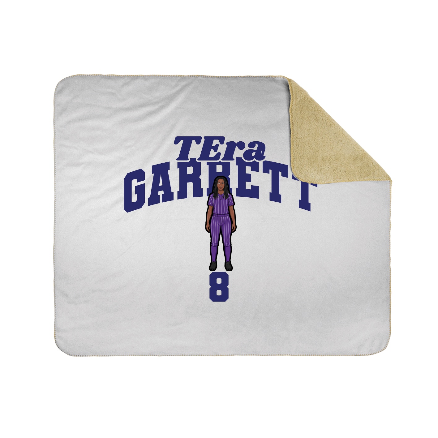 Throw Blanket — Signature Arch in White