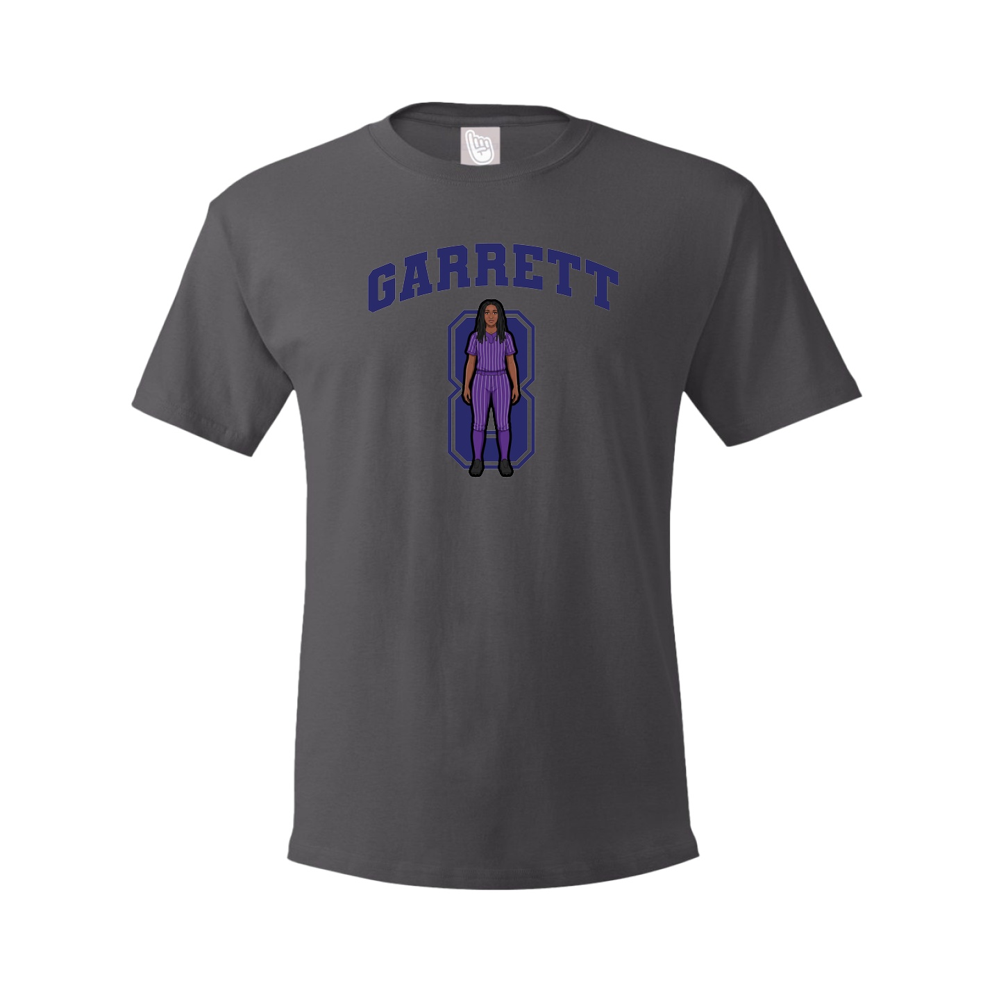 Tee — Number in Grey