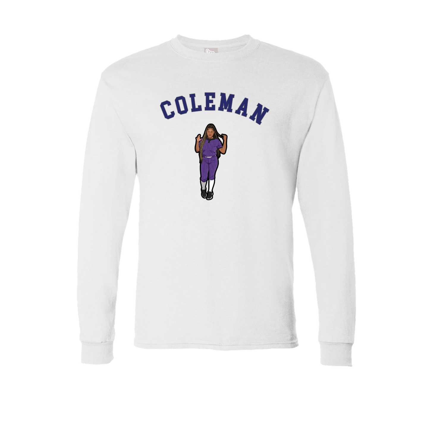 Long Sleeve Tee — Shirsey Arch in White