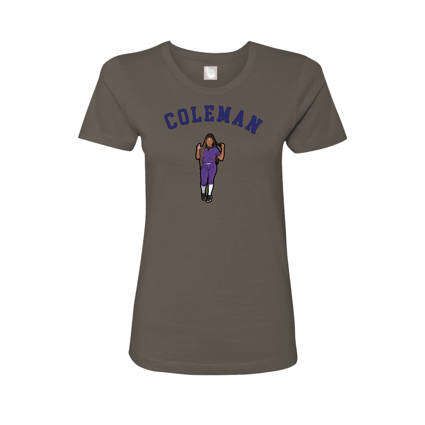 Fitted Women's Tee — Shirsey Arch in Grey